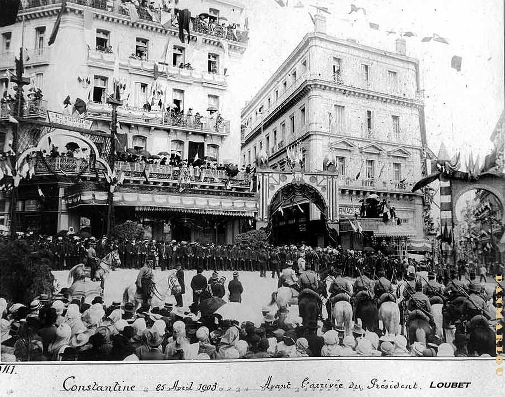 2323- Constantine - Place de la Breche - Visite President Loubet - 1903.jpg